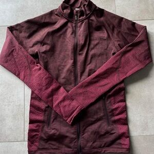 Lululemon Ready To Run Jacket *Evanescent Star Ruby / Black Satin size 6
